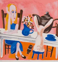Charles Blackman, The Pink Alice, screenprint 68/75
