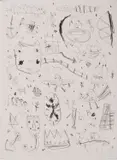 David Larwill, Flying, 2005, etching BAT