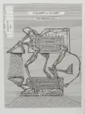 Diane Mantzaris, Exchanging of Data, 1991, linocut 21/55