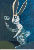 Charles Blackman, The White Rabbit, screenprint 57/75