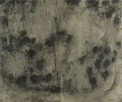 David Rankin, Untitled, etching in two plates 6/30