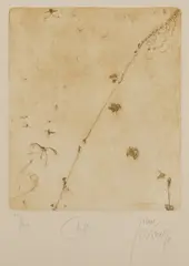 Cliffs by John Olsen, 1978, etching 17/60, sold Nov 2018