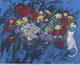 Charles Blackman, Fifty Flowers, screenprint 37/80