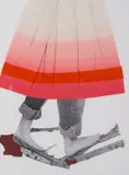 Sally Smart, Skirting (Nature), 2010, screenprint with mixed media 14/35