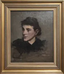 Hugh Ramsay, Portrait of a Young Woman, oil on canvas