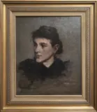 Hugh Ramsay, Portrait of a Young Woman, oil on canvas