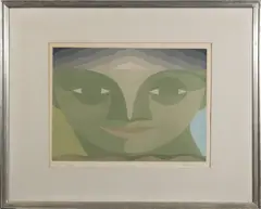 Dora Chapman, Fish Girl, 1970, colour lithograph ed. 5/35