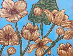 Tullips by David Bromley, Acrylic on canvas, sold Oct 2018