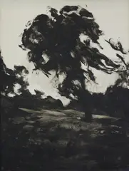 Untitled c. by Louise Hearman, 1996, oil on board, sold Nov 2018