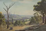 Ernest Buckmaster, Near Mount Evelyn, oil on canvas