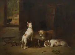 Walter Hunt, Adversity and Prosperity, 1882, oil on canvas