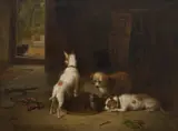 Walter Hunt, Adversity and Prosperity, 1882, oil on canvas