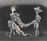 Kenneth Rowell, Trio of works, mixed media on paper