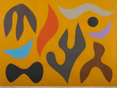 John Coburn, 'Mustard Tree', 1975, Colour screenprint