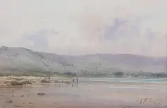 Joseph Zbukvic, Low Tide (Apollo Bay), 1990, Watercolour