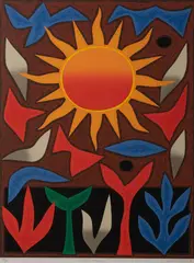 John Coburn, Sun Music,, 1989, Screen print, limited edition 65/99