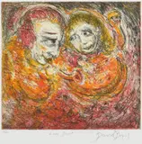 David Boyd, Love Duet, etching 19/60