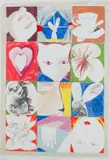 Charles Blackman, Alice's House, lithograph