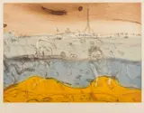 John Olsen, Camp Cove, 2002, etching A/P