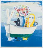 Charles Blackman, All On A Summers Day, screenprint 54/90
