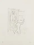 Jean Cocteau, Menton Festival Musique, lithograph 150/150