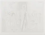 Neo-Classical Painter in his Studio (Peintre Néo-Classique dans Son Atelier) by Pablo Picasso, 1963, etching 40/50, sold Sep 2018