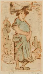 Grahame King, Wales, 1948, monoprint