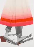 Sally Smart, Skirting (Nature), 2010, screenprint with mixed media 14/35