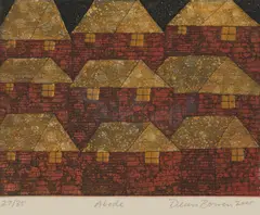 Dean Bowen, Abode, 2005, etching 27/35