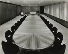 Wolfgang Sievers, North Kalgurli Mine Boardroom, WA, silver gelatin photograph