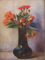 Jane R. Price, Red Gum Blossom c., 1910, oil on canvas