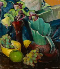 Marjorie Woolcock, Still Life, oil on board