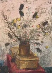 Phyl Waterhouse, Still Life, oil on board