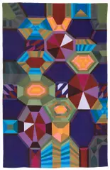 Kaleidoscope by Erica McGilchrist, 1969, heat polymerising acrylic on linen, sold Oct 2018