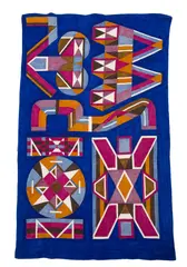 Mosaic by Erica McGilchrist, 1966, heat polymerising acrylic on linen, sold Oct 2018