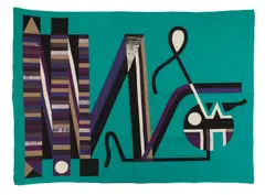 Photographic Machine by Erica McGilchrist, 1968, heat polymerising acrylic on linen, sold Oct 2018