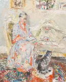 Margaret Fisher Prout, A Study of Mrs Mary Murray Fuller, 1955, oil on canvas