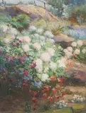 Ethel Anna Stephens, The Garden, 1927, oil on canvas