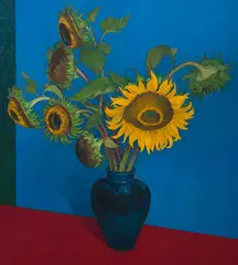 Criss Canning, Sunflowers, 2004, oil on canvas
