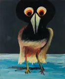 Owl by Charles Blackman, c.1957-58, oil and enamel on board, sold Sep 2018