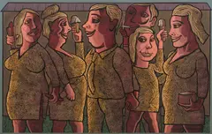 Andrew Sibley, Filled to Capacity, 2004, oil on canvas