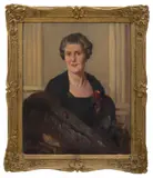 Portrait of Dorothy Wilson by Harold Septimus Power, oil on canvas, sold Sep 2018