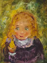 The Pear by David Boyd, 1993, oil on board, sold Sep 2018