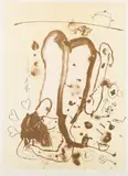 John Olsen, Women Avoiding Washing Up, lithograph A/P V/VIII