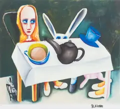 Charles Blackman, Feet Beneath the Table, digital print A/P