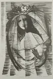 Charles Blackman, Titana as Bride, lithograph 46/150
