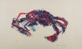 Crab by Charles Blackman, screenprint 1-6/7, sold Jun 2018