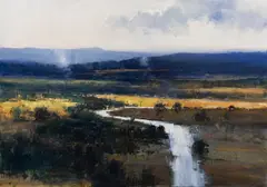 Yarra Glen by Herman Pekel, 2003, oil on canvas, sold Jun 2018