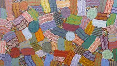 Awelye by Betty Mbitjana, c.2009, acrylic on canvas, sold Jun 2018