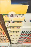 Ivor Francis, Making Angels: 20th Century Style, 1979, oil on canvas on board